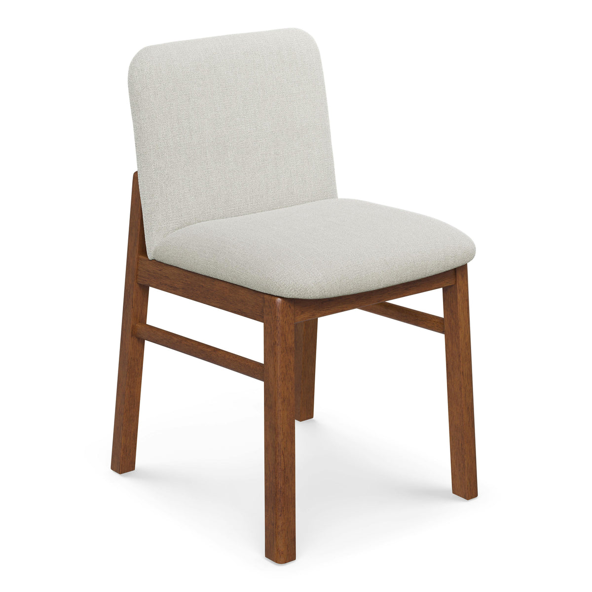 Mikkel Dining Chair - Santolina Gray and Walnut