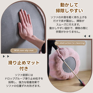 圧縮ソファ クッションソファー ソファー 座椅子 圧縮梱包 1人掛けソファ シンプル フロアソファー 可愛い外観 コンパクト 耐荷重150ｋｇ 圧力分散