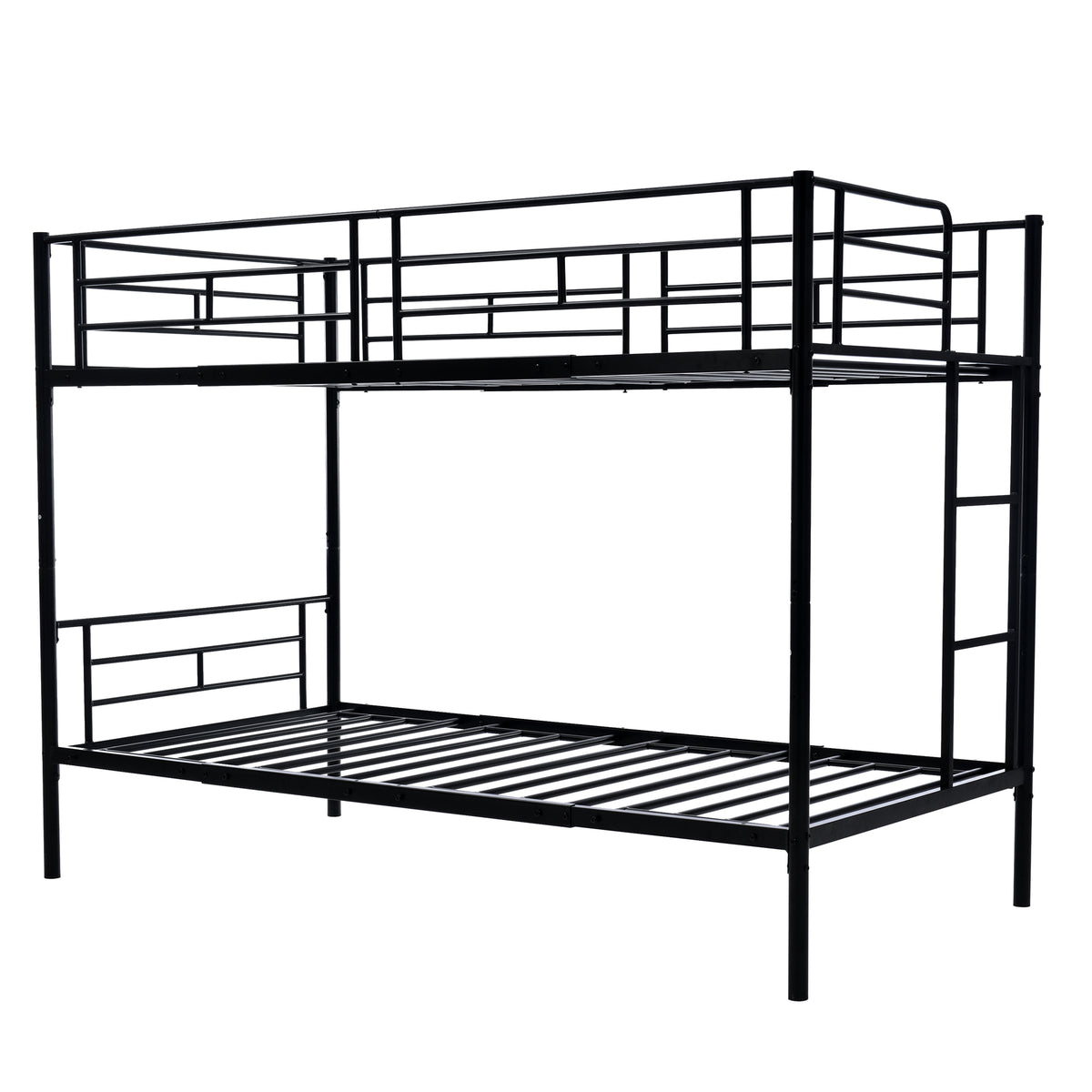 4二段ベッド 2段ベッド スチール 耐震 ベッド シングル パイプベッド 2段ベット パイプ 金属製 頑丈 垂直はしご ロータイプ 2段ベッド 業務用二段ベッド 社員寮 学生寮 大人用可