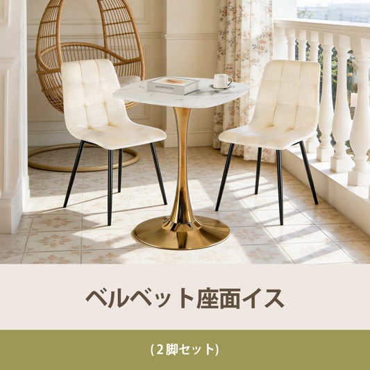 2 脚セット ダイニングチェア ファブリック張り 9 グリッドスクープチェア 北欧スタイル 組立簡単