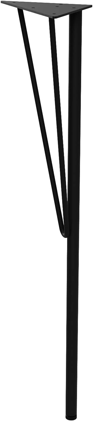LABRICO スチールテーブル脚 大 DIY TABLE LEG WTK-1 ブラック 高さ68cm(調整69cmまで)