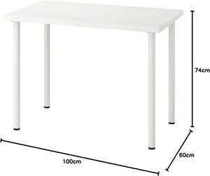 ＩＫＥＡ/イケア LINNMON/リンモン・ADIL/オディリス：テーブル100x60 cm ホワイト/ホワイト（092.464.08）