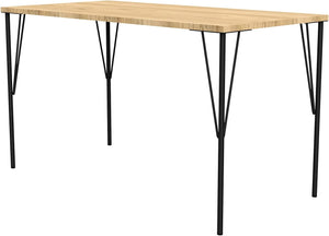 LABRICO スチールテーブル脚 大 DIY TABLE LEG WTK-1 ブラック 高さ68cm(調整69cmまで)