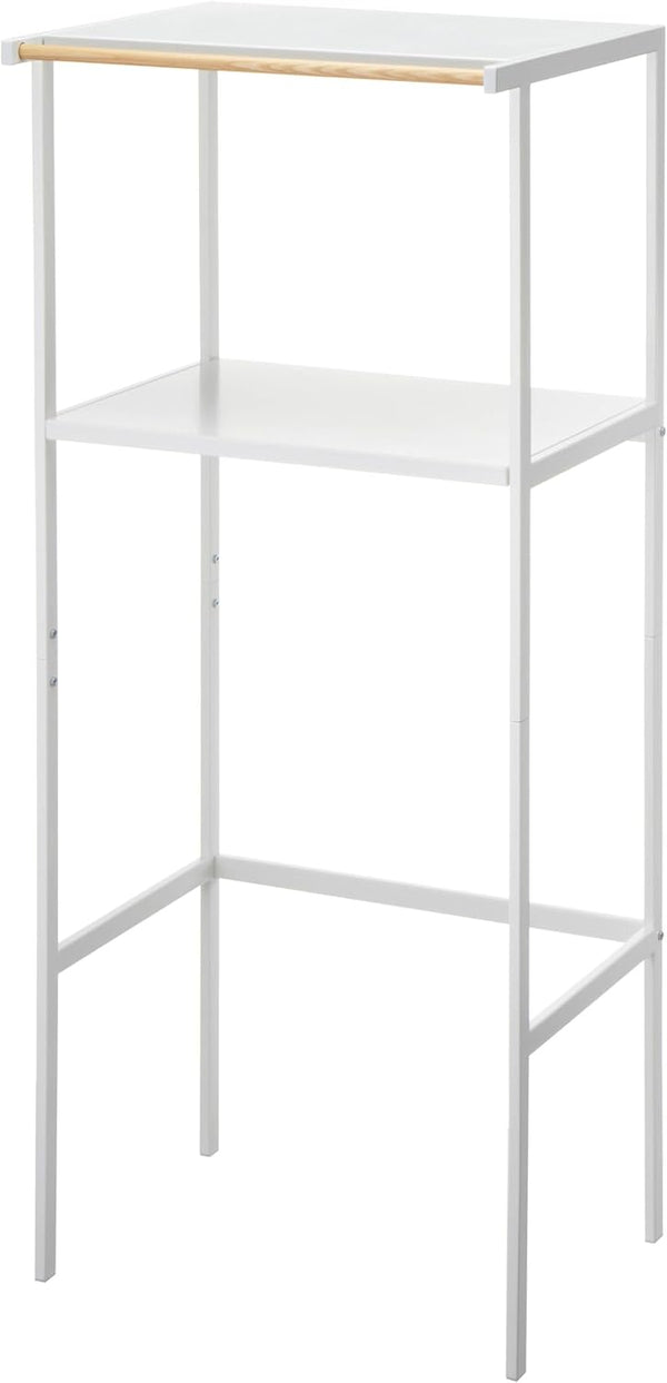 ゴミ箱上 ラック ホワイト 約W55XD45XH130cm タワー tower キッチンラック 2859