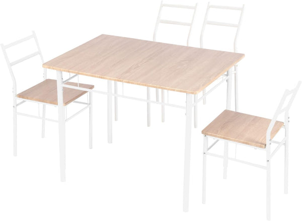 ダイニングテーブルセット 5点 セット 4人 ダイニングチェア 4脚セット ダイニングセット 北欧 家具 食卓テーブル 木目調 インテリア ナチュラル tks