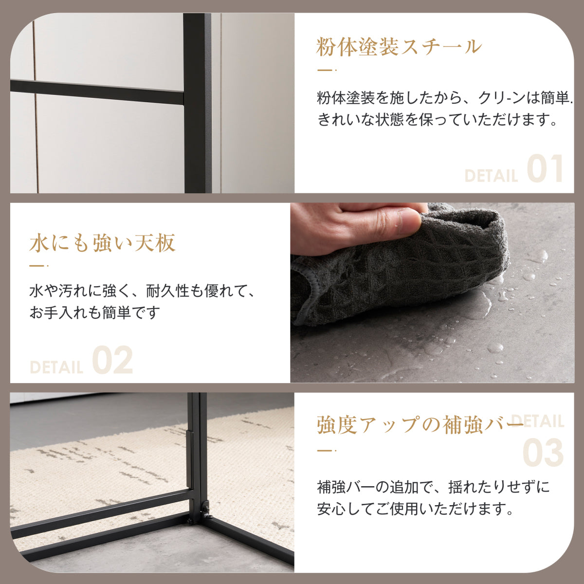 パソコンデスク シンプルワークデスク ゲーミングテーブル 幅120cm PCデスク 学習机 勉強机 折りたたみ 完成品 木製 しっかりした構造 グレー