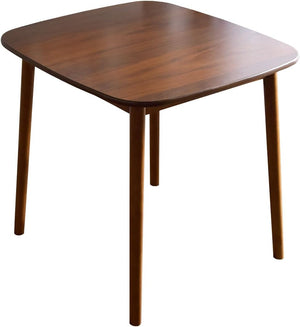 ダイニングテーブル 単品 75 × cm ウォールナット 天然木 ダイニング テーブル 突板 49600015(54806)