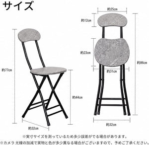 折りたたみテーブル&チェアセット Probasto ダイニングテーブル 約80×80×74cm パイプ椅子 幅25×奥行32×高さ77cm 組み立て不要 食事
