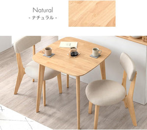 ダイニングテーブル 単品 2人用 幅75cm 正方形 木製 カフェ風 食卓テーブル 北欧 シンプル 49600183(88599)