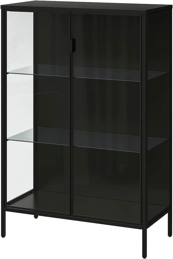 ＩＫＥＡ/イケア RUDSTA/ルードスタ：コレクションケース80x37x120 cm チャコール（304.501.38）