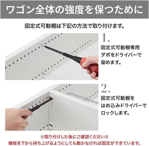 キッチンワゴン 隙間収納 リバーシブル 冷蔵庫横 すきま キッチンストッカー 【リニューアル】 B 幅15 奥行60