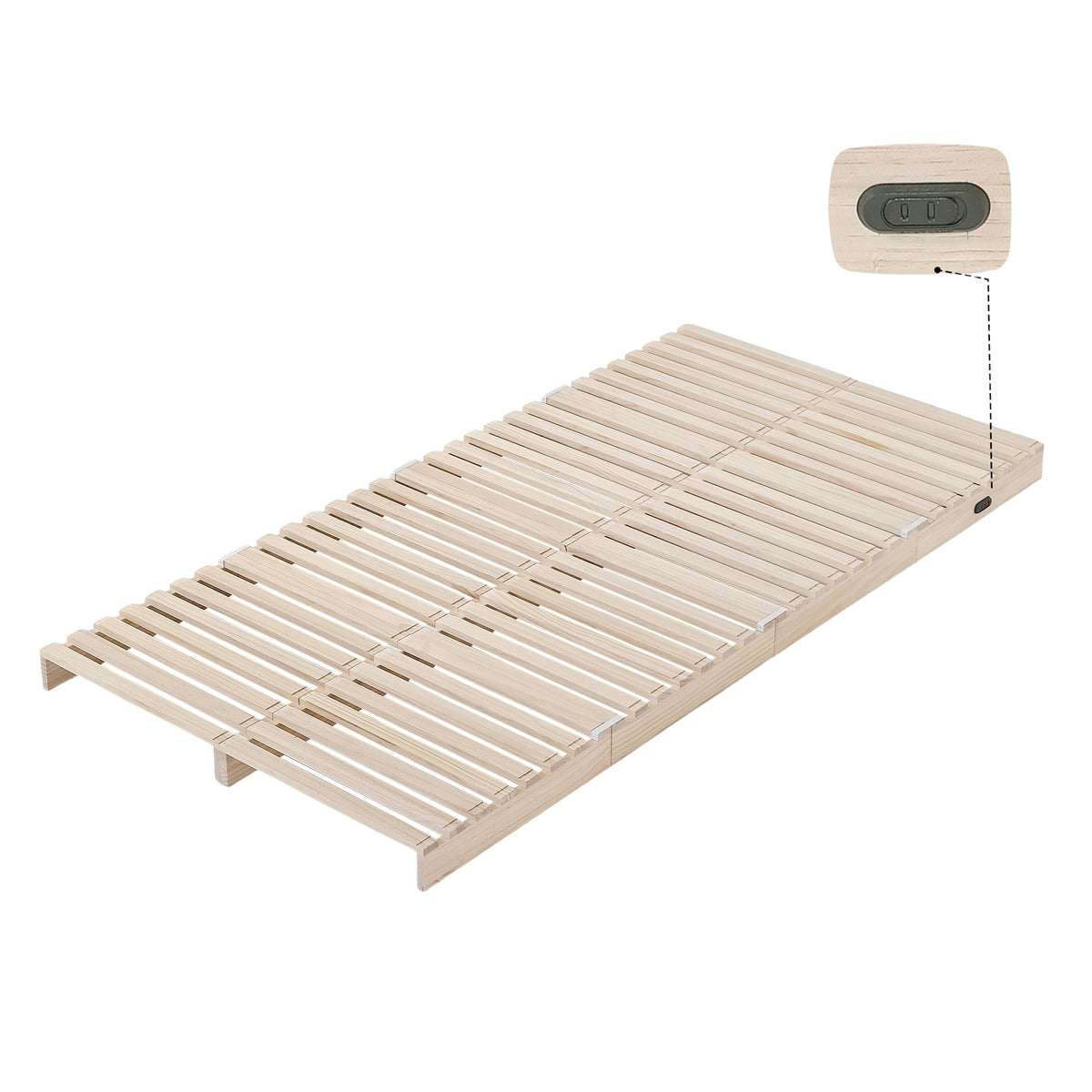 パレットベッド 12枚セット すのこベッド コンセント付き 天然パイン材 ローベッド 50*50cm 組み換え自由 木製 天然木 軽量 ベッド パレット ロータイプ ベッドフレーム