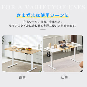 2台セット 電動昇降デスク スタンディングデスク 幅100cm昇降デスク 昇降式テーブル 昇降式デスク 高さ調整 リモートワーク 在宅 テレワーク グレー