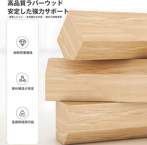 折りたたみダイニングテーブル 丸形 90cm 天然木 4 人掛け 組立不要 コンパクト省スペース 耐久安定 食卓テーブル 在宅ワーク 勉強机 木目調単品
