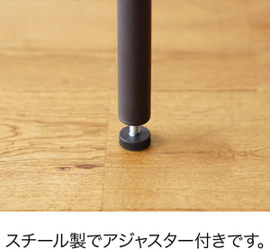 LABRICO スチールテーブル脚 大 DIY TABLE LEG WTK-1 ブラック 高さ68cm(調整69cmまで)