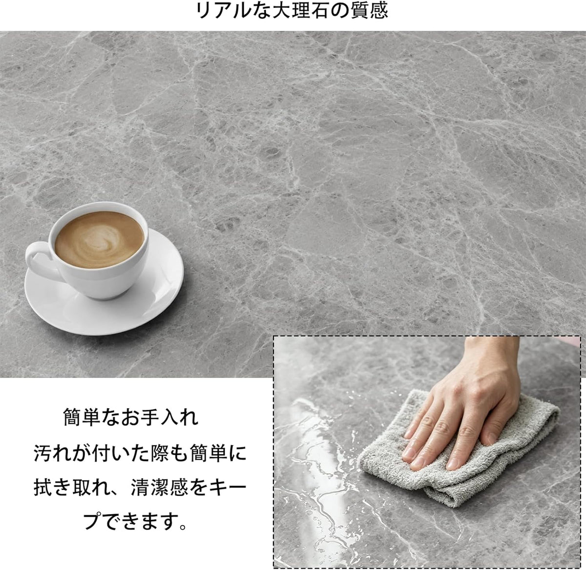 ダイニングテーブル 4人用 幅120×奥行70cm 大理石調 木製 食卓 4人掛け 北欧 だいにんくテーブ モダン レストラン 茶室 朝食 オフィス