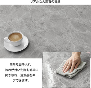 ダイニングテーブル 4人用 幅120×奥行70cm 大理石調 木製 食卓 4人掛け 北欧 だいにんくテーブ モダン レストラン 茶室 朝食 オフィス