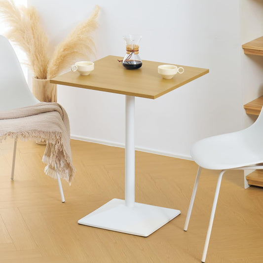 カフェテーブル テーブル 幅60cm 奥行き60cm ダイニングテーブル ワークデスク テーブルのみ 2人掛け 1本脚 食卓用 北欧 tempo