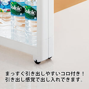 スマートワゴン Fit W100 45-3段 約幅10.5×奥行45×高さ76.2cm F-2570