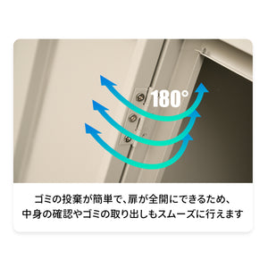 ゴミ箱 屋外 456L ゴミステーション 通気性抜群 ふた付き カラスよけ 野良猫対策 ゴミ荒らし防止