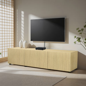 テレビキャビネット オーク材調 木製 テレビ台 ローボード TVボード 幅160cm 収納付き リビング収納 北欧風 モダン リビング・寝室用 組立簡単