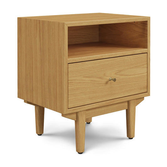 Cooper 1-Drawer Nightstand - Natural Oak