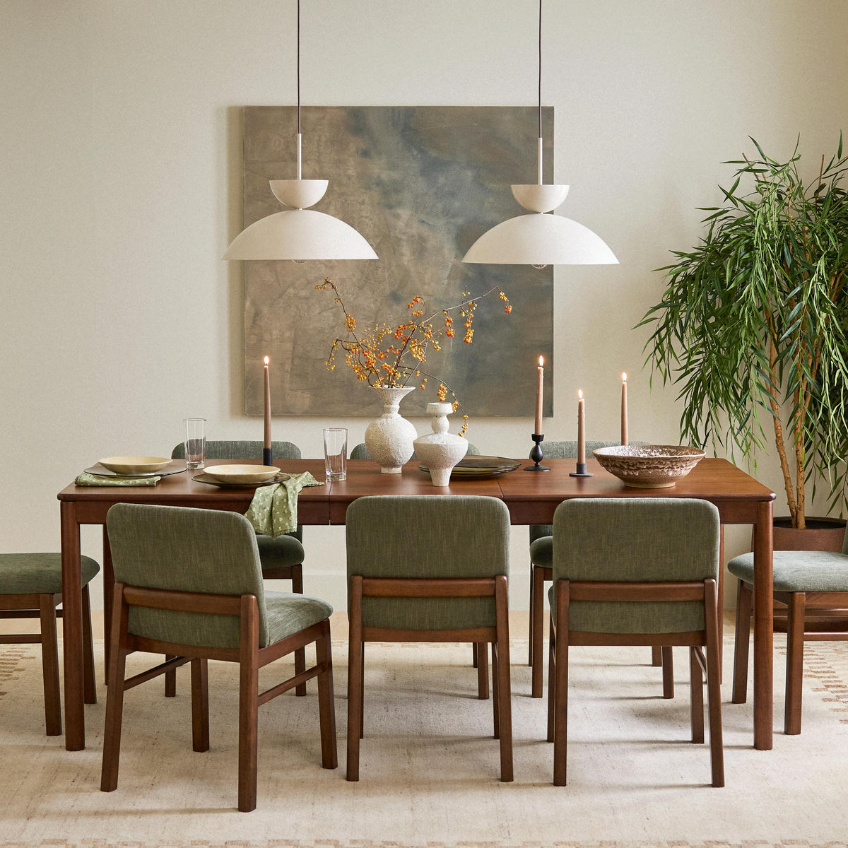 Heidi 62" - 82.75" Extendable Dining Table - Walnut