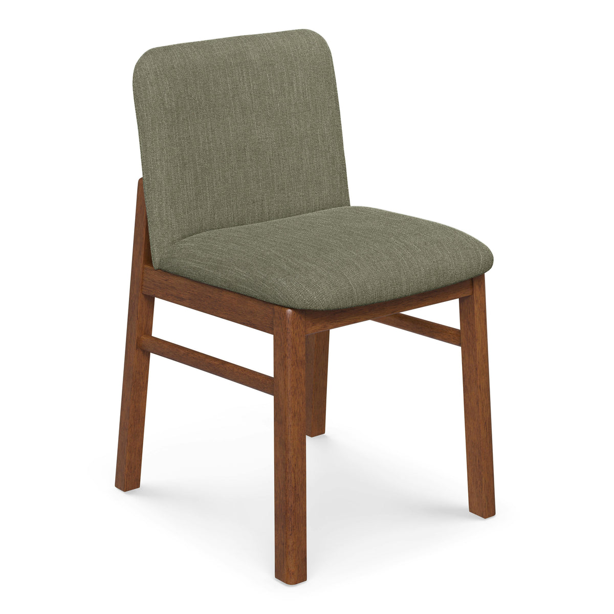 Mikkel Dining Chair - Algonquin Green and Walnut