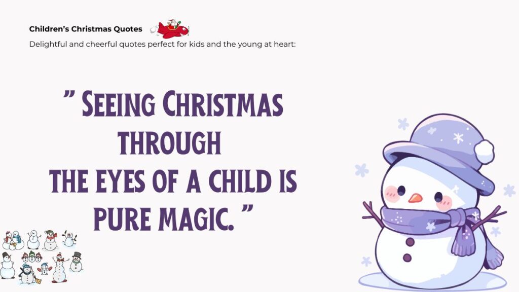 Seeing Christmas through the eyes of a child is pure magic