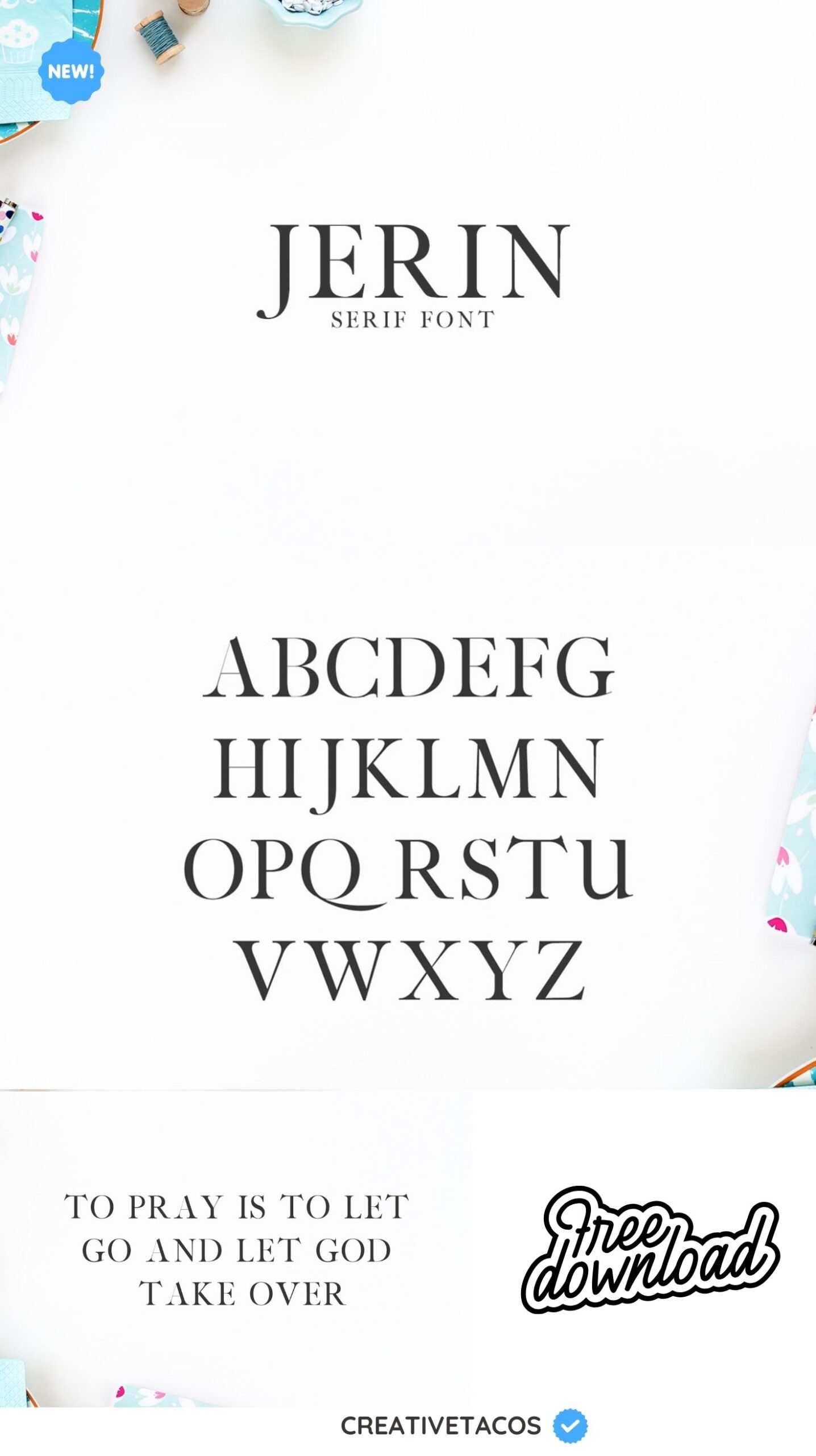 Jerin Serif Font Pinterest Image scaled